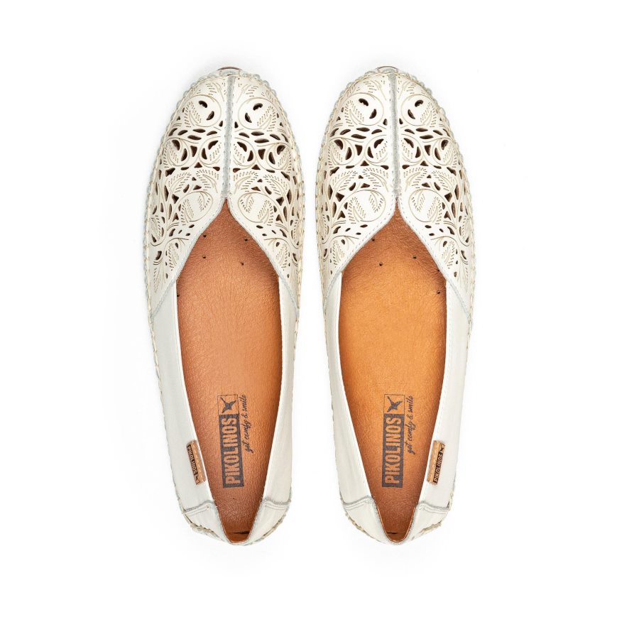 Women's Pikolinos JEREZ Ballet Flats White | NZ VQA9825